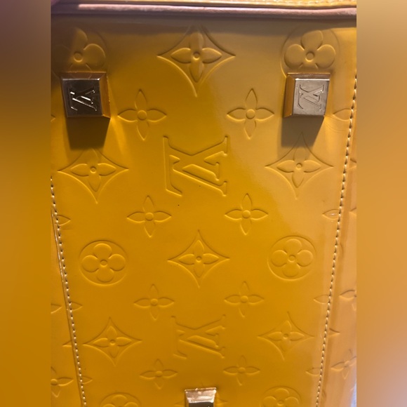 Louis Vuitton Hand Bag Tompkins Square YELLOW VERNIS - Picture 5 of 16